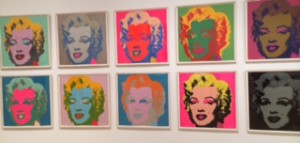 Perhaps Andy Warhol's most iconic image is his series of Marilyn prints.