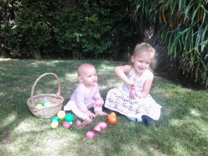 The West Coast Knowles girls Charlotte and Addison enjoying some Easter fun at Grandma Stephanie and Grandpa Bob's house in Oceanside.  (Sneaking in non-cruise photos of grandchildren is a grandmother's prerogative.)