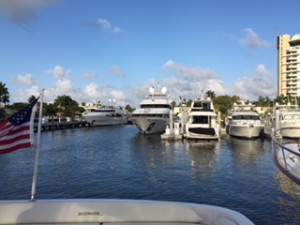 Here's the view off the back of Dot.Calm.  Amazing how these ship captains move these huge boats effortlessly,