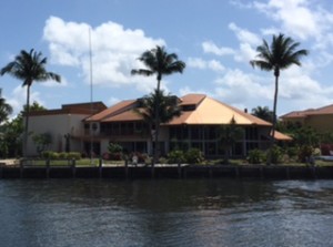 This modest house (by comparison) was one of our favorites after seeing more tile roofs and Spanish porticos than you can imagine.  Very stylish we thought.