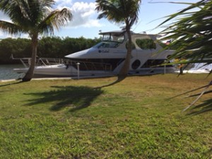 Dot.Calm moored at HOME!